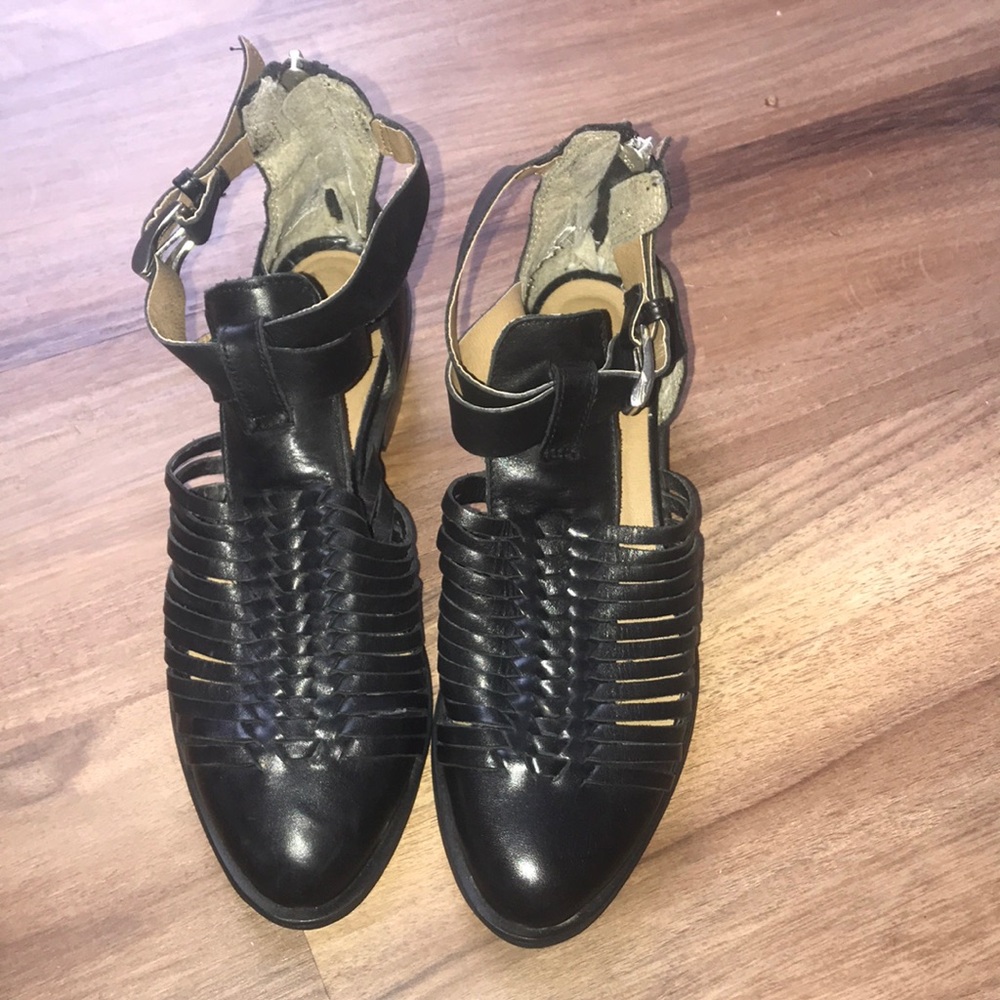 Christian de Riccio black booties